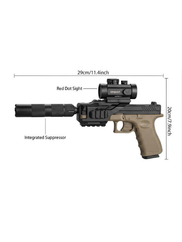 Brown Tactical SI Style G17 Water Gel Blaster Toy TV6304