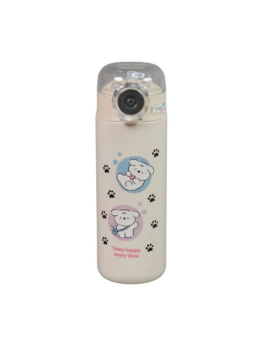 TailSip Stainless Steel Bottle – 500ml Cute Puppy Design Sipper | Perfect for School & Office NOV11558.