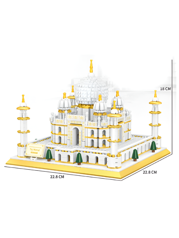 Taj Mahal Architecture Building Blocks Set – Educational DIY Construction Kit MD117