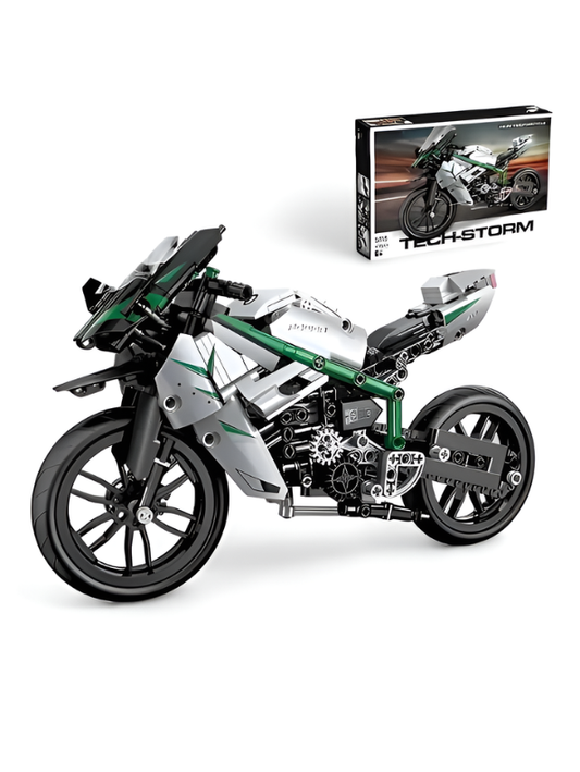 Tech-Storm 600+ PCS Heavy Motorcycle Building Blocks Kit TV5873.