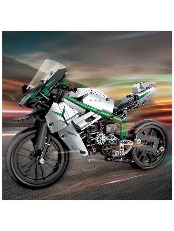 Tech-Storm 600+ PCS Heavy Motorcycle Building Blocks Kit TV5873.