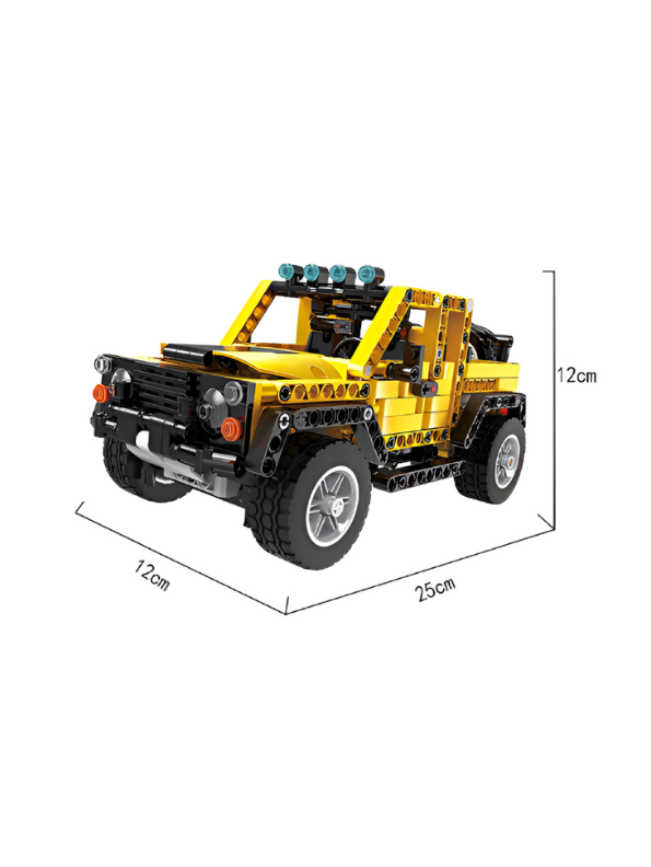 Tech-Storm Off-Road Jeep Building Blocks Set – STEM Toy for Kids Compatible with Lego Technic TV5052.