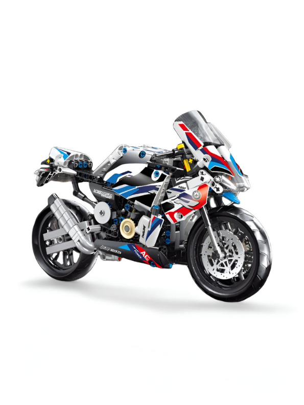 Technology Cool Motorcycle Building Blocks Set – 589 PCS Technic Racing Motorbike Construction Toy Kit for Kids & Adults TV3931.