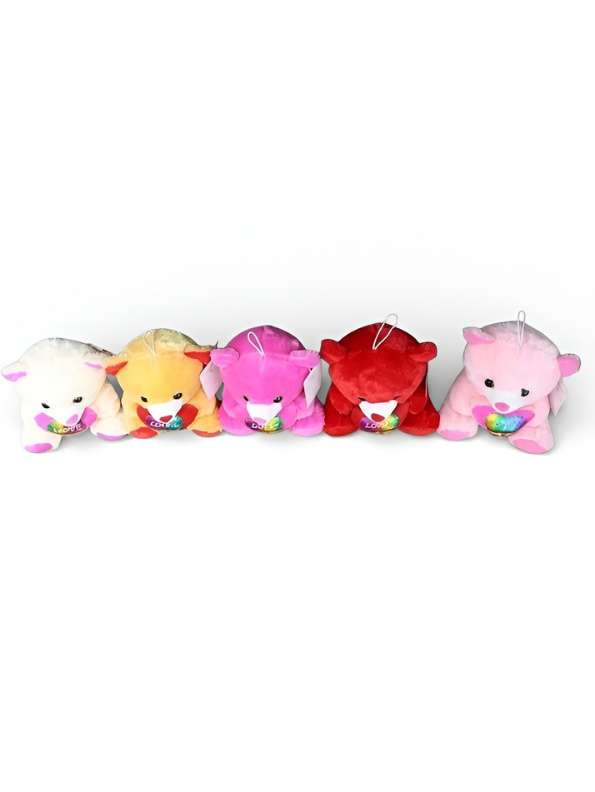 Teddy Bear Plush Toy with Heart – 21 cm Soft Cuddly Stuffed Animal ST16168.