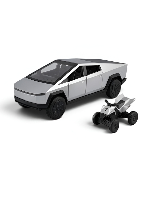 Tesla Cybertruck 1:24 Diecast Model Set with Detachable Camper Trailer TV5327.