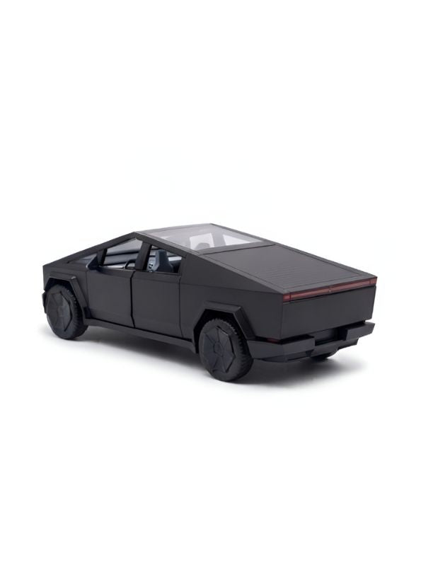 Tesla Cybertruck 1:32 Scale Die-Cast Model Car with Acrylic Display Case – Black Collectible MD31