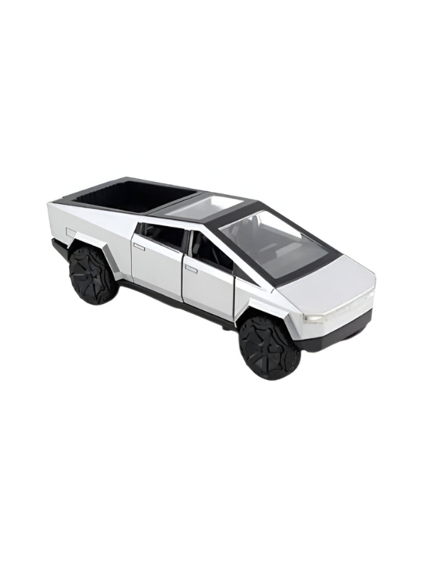 Tesla Cybertruck Diecast Model Car Scale 1:35 Silver LMI15622.