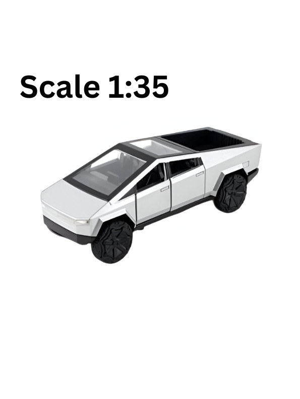 Tesla Cybertruck Diecast Model Car Scale 1:35 Silver LMI15622.