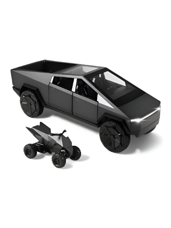 Tesla Cybertruck Remote Control 1:24 Scale Diecast Metal Car Black LMI16542.