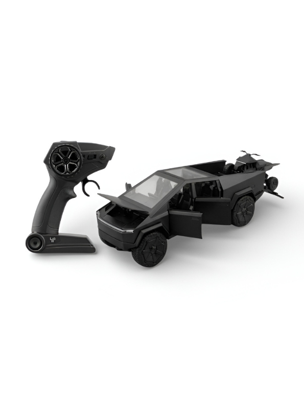 Tesla Cybertruck Remote Control 1:24 Scale Diecast Metal Car Black LMI16542.