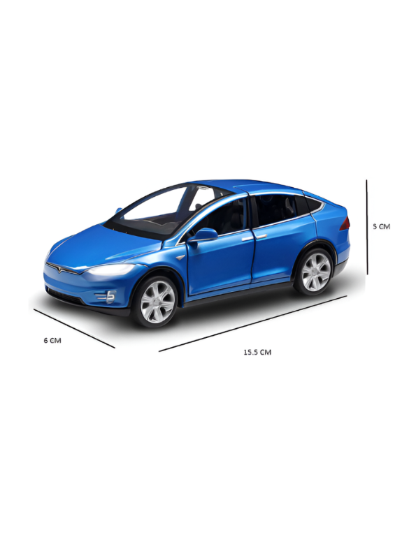 Tesla Model X Diecast Car 1:22 Scale Metal Model TV6221.