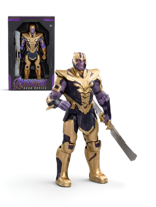 Thanos Action Figure with Double-Bladed Sword – Avenger Hero Series Collectible Toy TV4865