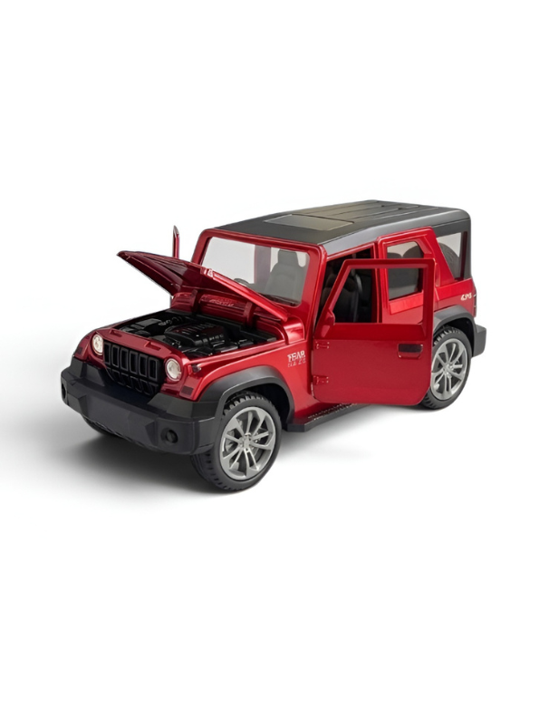 Thar 4x4 Diecast Model Car 1:24 Scale Off-Road SUV Collectible Toy TV6529.