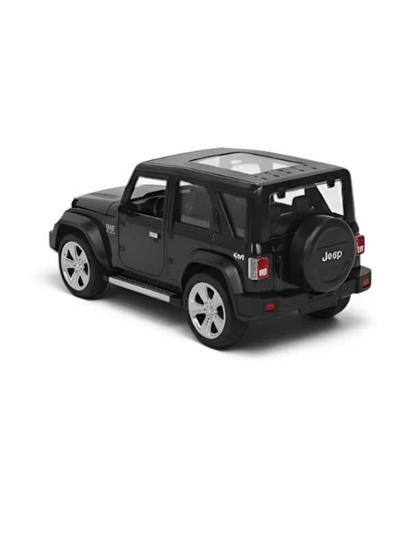Thar 4x4 Diecast Model Car 1:24 Scale Off-Road SUV Collectible Toy Black TV6529.