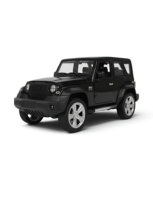 Thar 4x4 Diecast Model Car 1:24 Scale Off-Road SUV Collectible Toy Black TV6529.