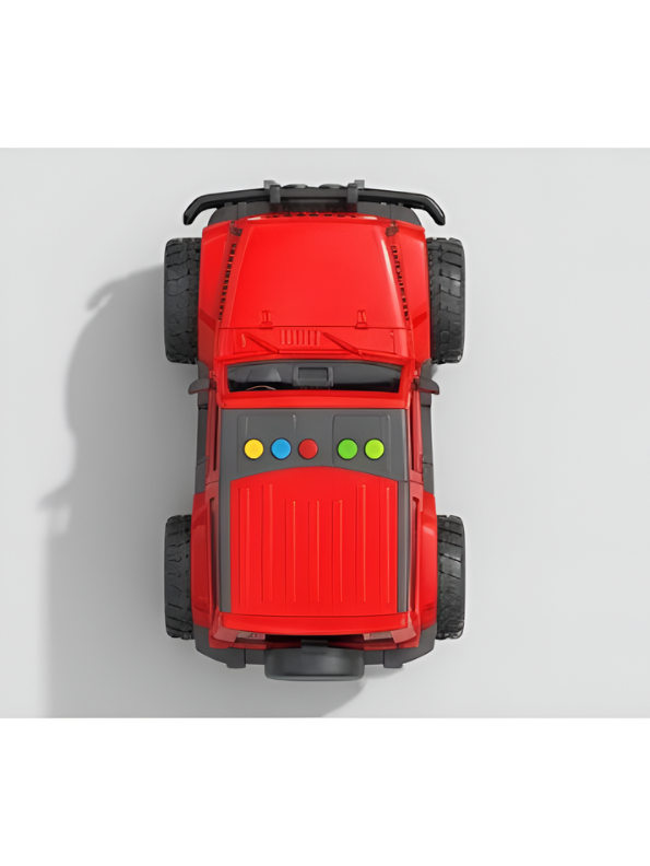 Thar Friction Powered Toy Car for Kids with LED Lights, Music & Sound Effects | 4x4 Off-Road Rubicon Style SUV Diecast Model Toy Vehicle for Boys and Toddlers TV5287