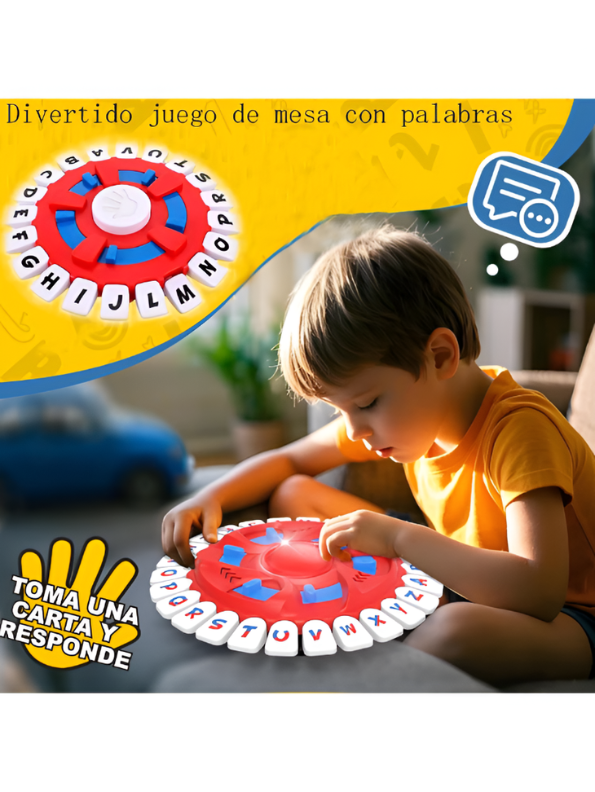 Think Words Family Board Game | Fast-Paced Alphabet & Vocabulary Game & Brain Teaser Game for Kids TV7168