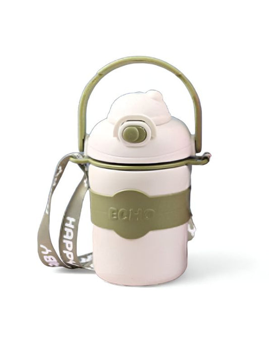 Green - ThirstMate – 850ml Stainless Steel Water Bottle with Neck Handle NOV3969.