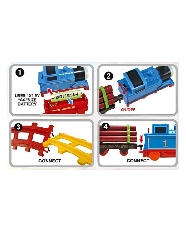Thomas Inspired Battery Operated Train Toy Set LMI8328.