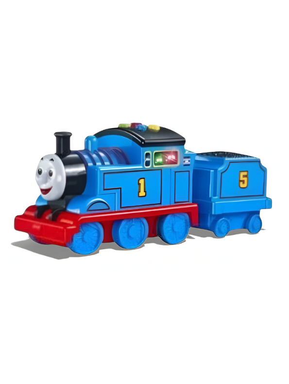 Thomas Steam Engine Toy – Pull Back Train with Sound and Music for Kids NX14920.