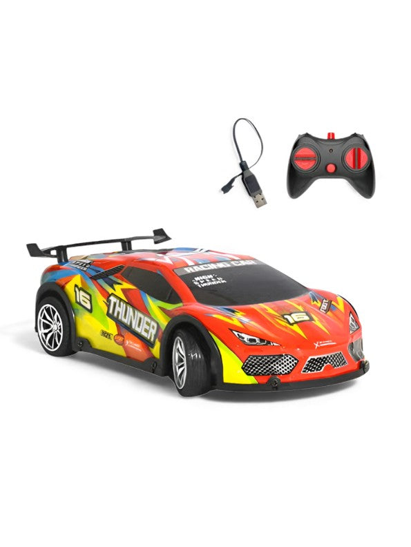 Thunder RC Race Car - High-Speed Remote Control Track Car for Kids & Adults with LED Lights LMI15070.