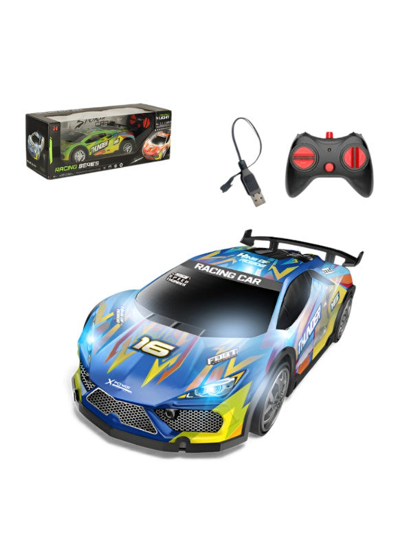 Thunder RC Race Car - High-Speed Remote Control Track Car for Kids & Adults with LED Lights LMI15070.