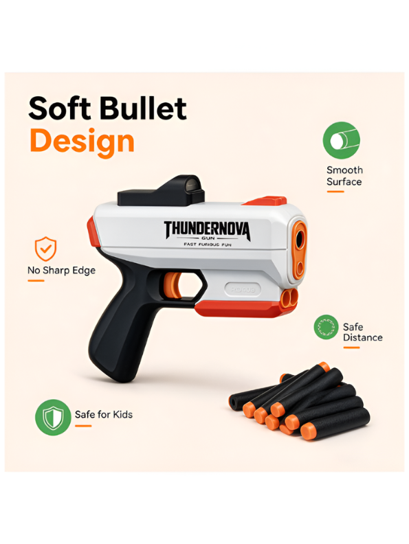 Thundernova RD-04 1`-Hole Soft Foam Dart Blaster Toy LMI16922.