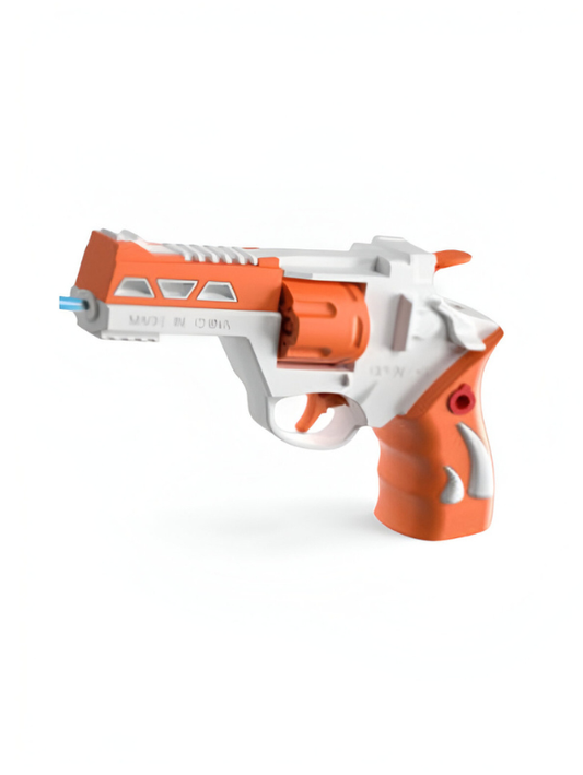 TinySplash – 60ml Retro Mini Water Gun | Pastel Pichkari Toy for Kids’ Pool & Summer Fun Orange LMI14370.