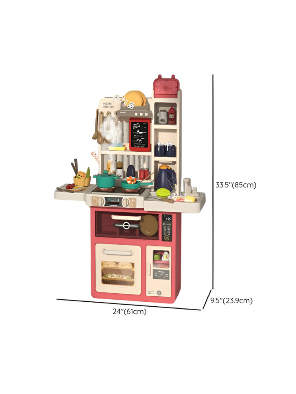 TinyTaste Kitchen Set – 49-Piece Kids Play Kitchen with Oven, Stove, Sink & Realistic Cooking Accessories | Pretend Play Toy Kitchen for Toddlers & Kids NX15228.