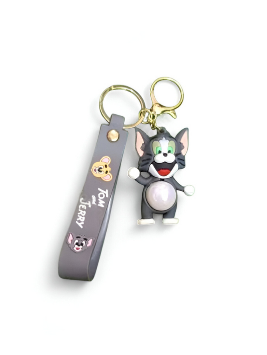 Tom Keychain with LED Light for Kids – Cute Cartoon Key Ring Toy Gift NOVHBC-1881216.