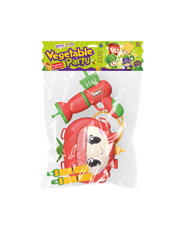 TomatoSplash – 1800ml Backpack Water Gun for Kids | High-Capacity Pressure Pump Holi Pichkari LMI14411.