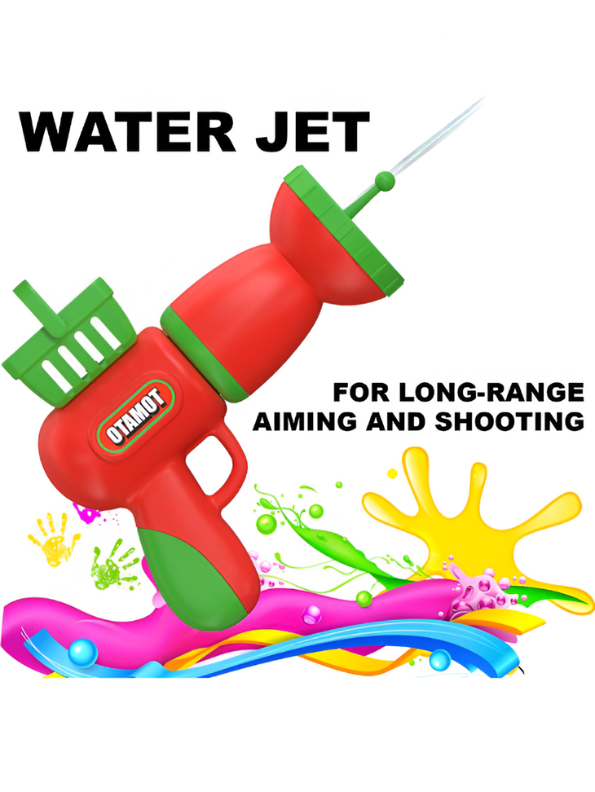 TomatoSplash – 1800ml Backpack Water Gun for Kids | High-Capacity Pressure Pump Holi Pichkari LMI14411.