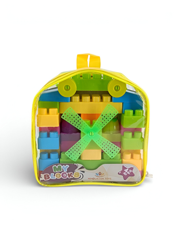 My Blocks 42-Piece Colorful Building Toy Set - STEM Learning Blocks for ...