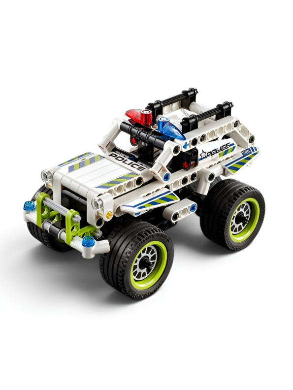 Tech Bricks 3418 Police Off-Road Patrol Vehicle Building Block Set – 185+ Pieces STEM Toy for Kids Ages 6+ TV6276