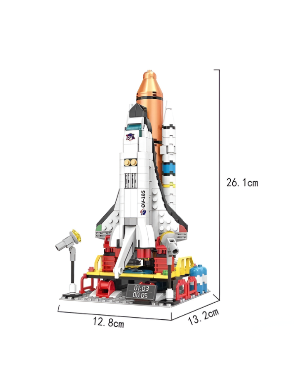 Space Shuttle Endeavour Building Block Set (421 Pieces) – NASA-Inspired Rocket Kit with Launch Pad, Satellites & Astronaut Minifigures | STEM Educational Construction Toy for Kids Ages 6+ TV1132