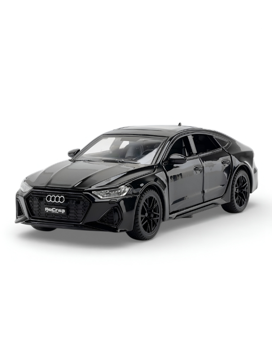 Audi RS7 Sportback 1:32 Diecast Model Car – Black Premium Collectible, Detailed Scale Replica MD2172