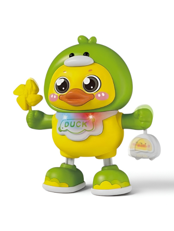 Interactive Dancing Duck Baby Toy with Music and Lights – Tummy Time Training & Early Educational Development Gear for Toddlers TV6272