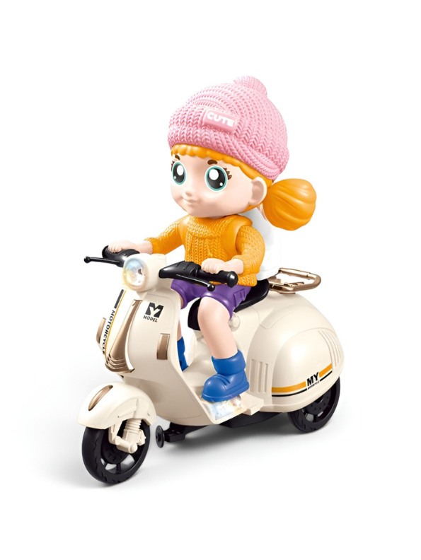 360° Rotating Electric Stunt Motorcycle Toy for Kids – Battery Operated Scooter with Dynamic Music, Dazzling LED Lights, and Automatic Wheel-Lifting Action – Ideal Gift for Boys & Girls Ages 3+ TV5780