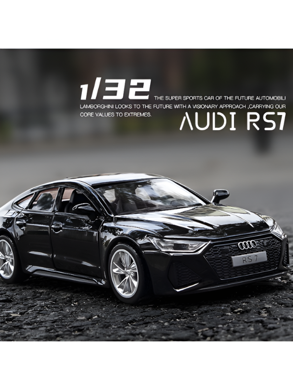Audi RS7 Sportback 1:32 Diecast Model Car – Black Premium Collectible, Detailed Scale Replica TV4977