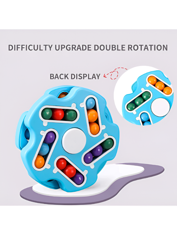 Fidget Spinner Magic Cube – Double-Sided Color-Matching Sensory Puzzle Toy for Kids and Adults TV4844