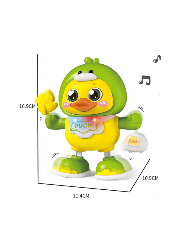 Interactive Dancing Duck Baby Toy with Music and Lights – Tummy Time Training & Early Educational Development Gear for Toddlers TV6272