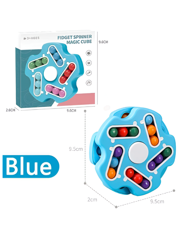 Fidget Spinner Magic Cube – Double-Sided Color-Matching Sensory Puzzle Toy for Kids and Adults TV4844