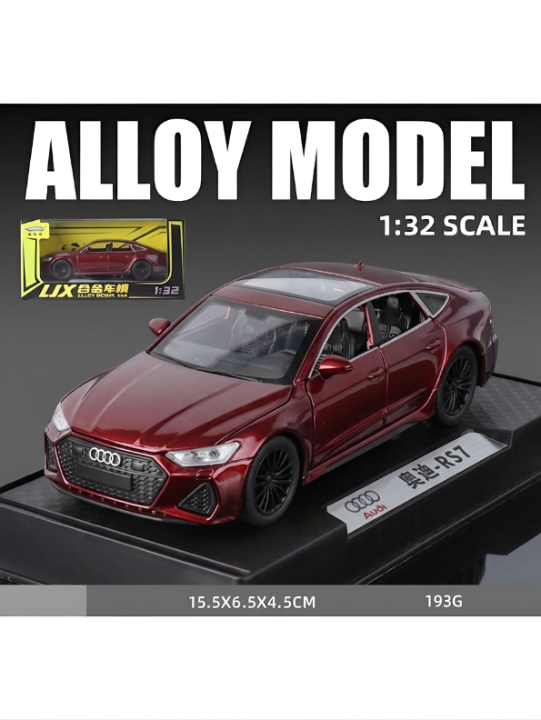 Audi RS7 Sportback 1:32 Diecast Model Car – Red Premium Collectible, Detailed Scale Replica TV4977