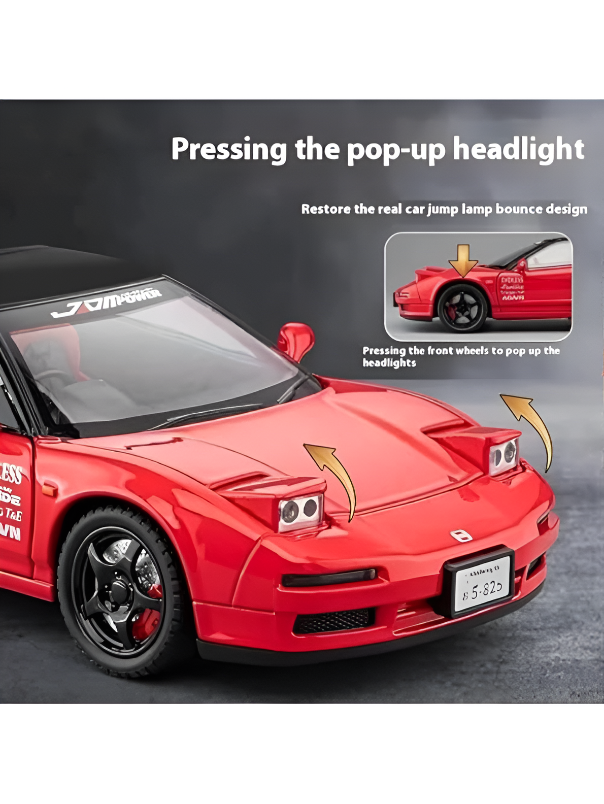 1:22 Scale Honda NSX NA1 Diecast Alloy Model Car – Premium Realistic Collector’s Edition Sports Car Replica MD2582