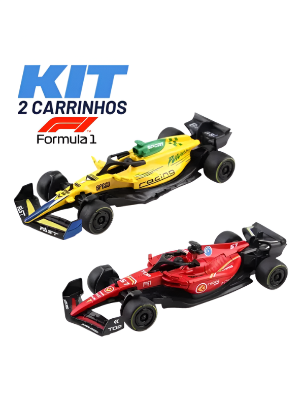 Formula 1 1:43 Scale Diecast Racing Car Set (Pack of 4) – High-Speed F1 Model Toy Cars for Kids, Collectors & Motorsport Enthusiasts TV6902