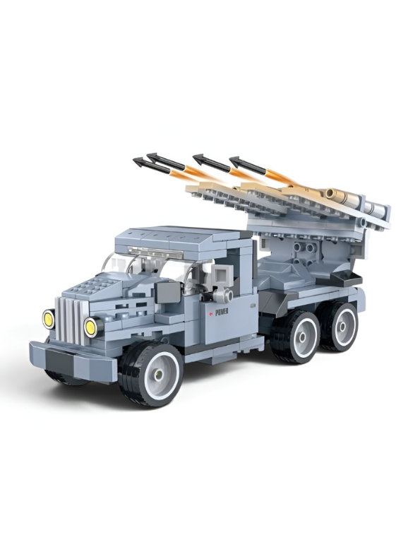 Military 3-in-1 Building Block Set | Osprey Tiltrotor Aircraft, Armored Vehicle, & Missile Truck | STEM Construction Toy for Kids 6+ (324 Pieces) TV6209