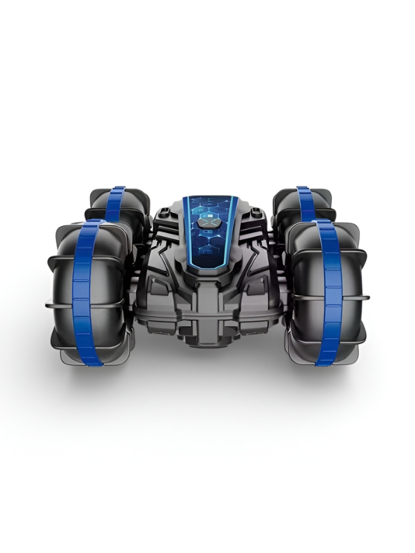 2-in-1 Amphibious RC Stunt Car with Gesture Control – Blue All-Terrain Remote Control Vehicle for Land & Water Adventures TV2584