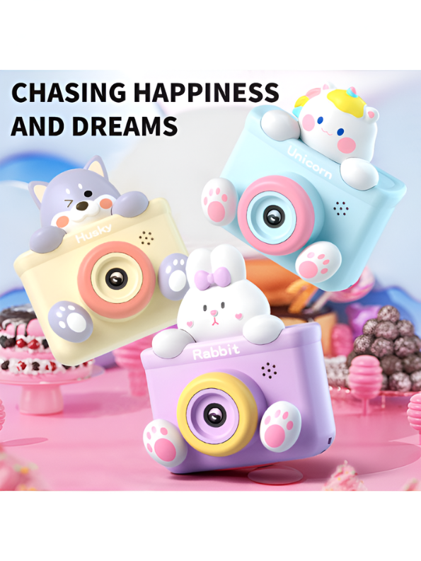 Portable Kids HD Camera with Tripod & USB Charging - Fun & Educational Gift TV3859