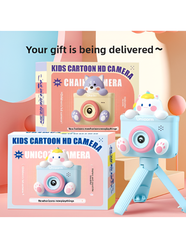 Portable Kids HD Camera with Tripod & USB Charging - Fun & Educational Gift TV3859