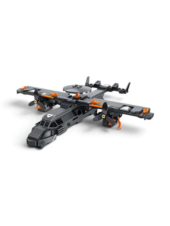 Military 3-in-1 Building Block Set | Transformable Armored Tank, Tactical Truck & Stealth Plane | 542+ Pcs STEM Construction Toy for Kids Ages 6+ TV6208